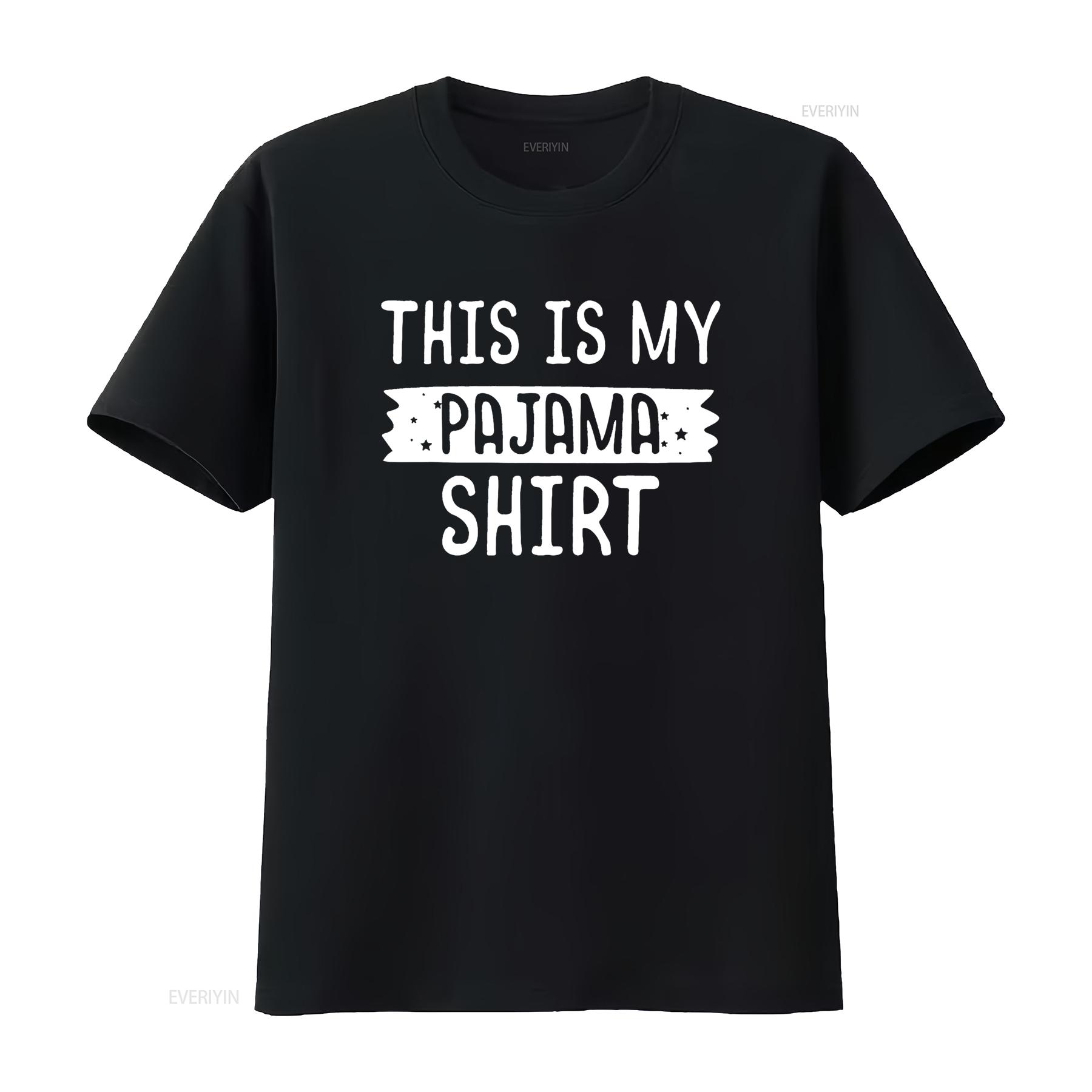 

Mens Kids This Is My Pajama T Shirt PJ Top Shirtn Girls Bedtime Black X Large vintage Washed Slightly Stylish Breathable 4XL