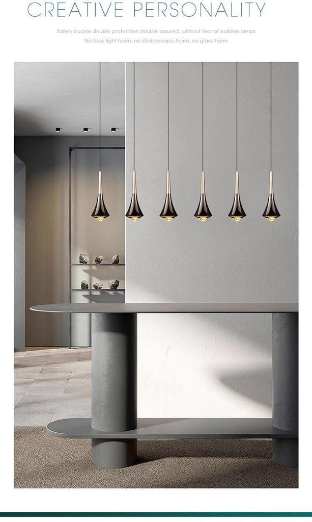 Modern Minimalist Liftable Luxury Pendant Light for Bedroom and Dining Room