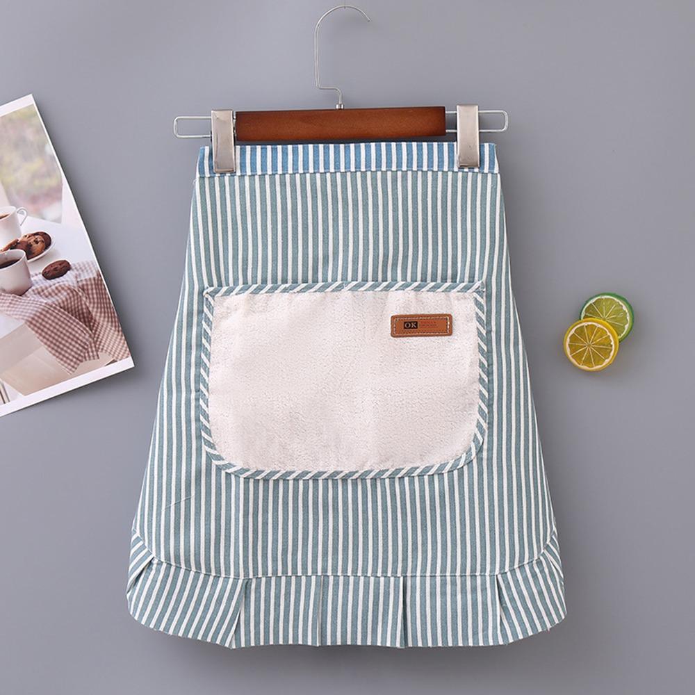 Mode Canvas Köksshorts Andningsbara Oljebeständiga Kaffehusförkläden Tunna Fläckavvisande Cateringarbetskläder för Hemmakök