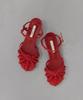 Without Summer Corsage Strap Sandals_Red