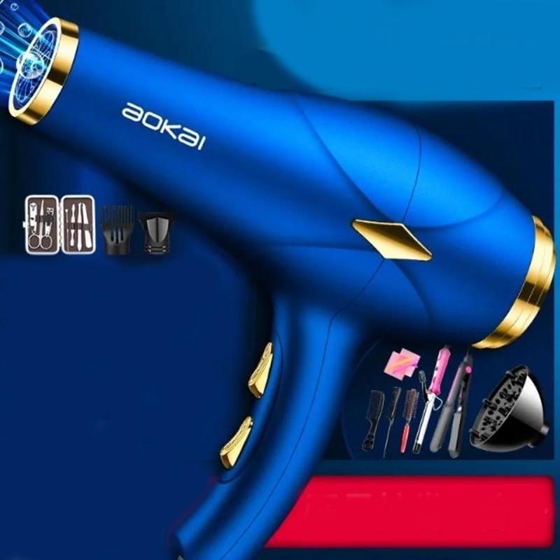 1500W Secador de pelo de alta potencia Ajuste de temperatura de 6  velocidades Secador de pelo frío / calor Herramientas de cuidado del cabello  de iones negativos comprar a buen precio —