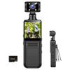 4K Vlogging Camera Handheld Video Camcorder Stabilization Wifi 180 Degree Rotatable Lens with LCD Screen for Outdoor