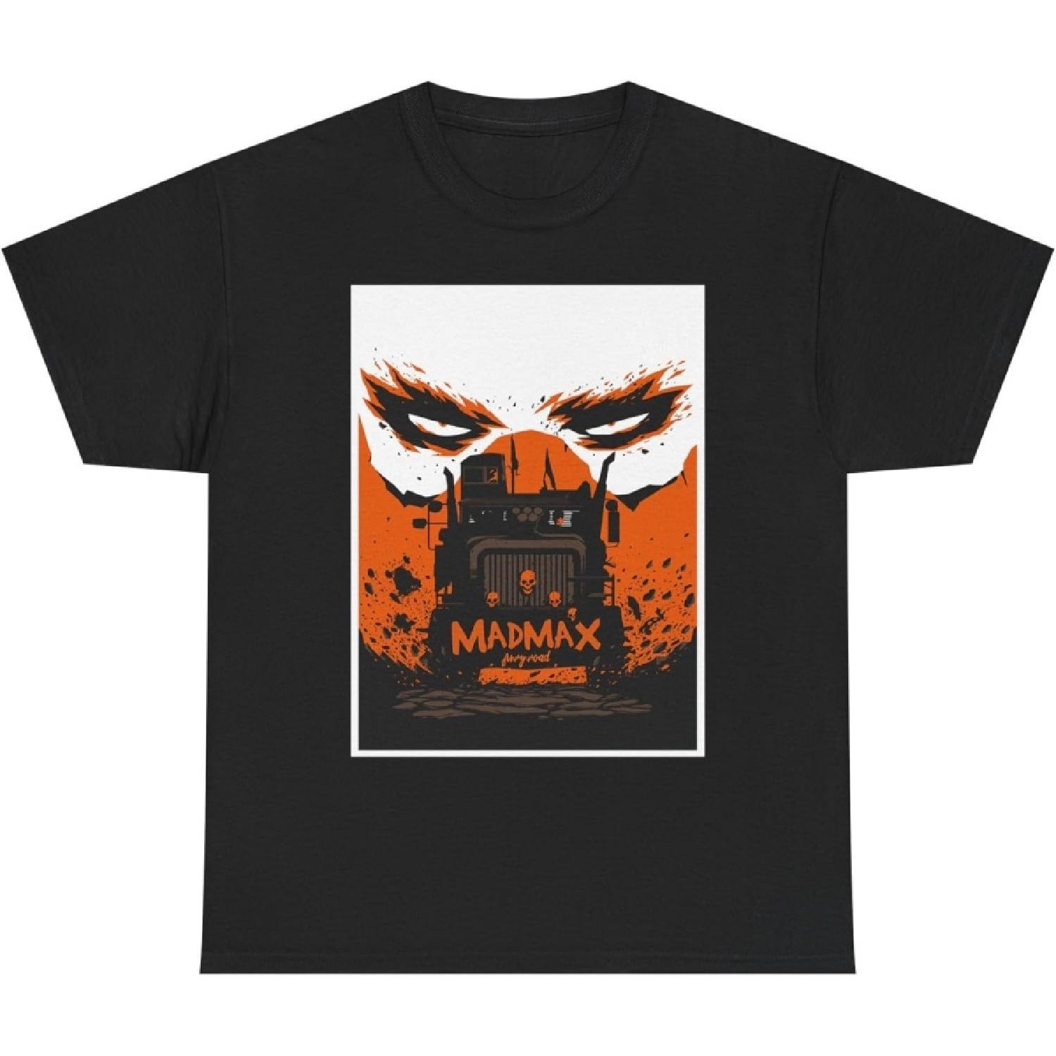 NSC Mad Max Fury Road Poster Art Style Unisex Heavy Cotton Tee, XXXXXL разноцветный