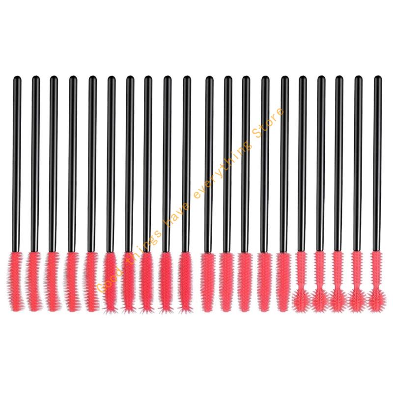 

20Pcs Sewing Machines Cleaner Brushes Ergonomic Handle Silicone Cleaning Brush for Electronics and Household Appliances 55KF розовый