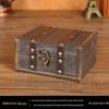 Personalized Retro Wooden Jewelry Box for Necklaces and Earrings - Decorative Storage and Gift Packaging