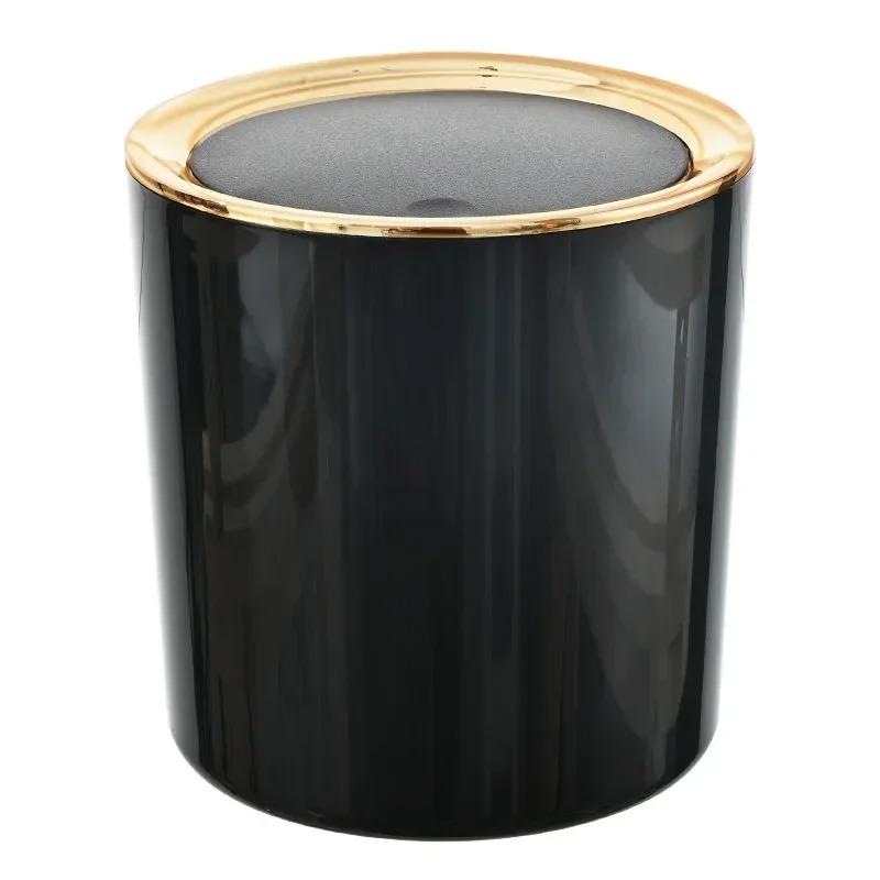 Mini Small Waste Bins Desktop Garbage Basket Home Table Plastic Trash Can Office Supplies Dustbins Sundries Barrel Box