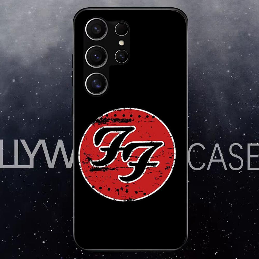 F-Foo F-Fighters Band Phone Case For Samsung S25 Edge Ultra S23 S22 S21 S20 Ultra Plus S24 Fe A54 A53 A25 Glass Cover