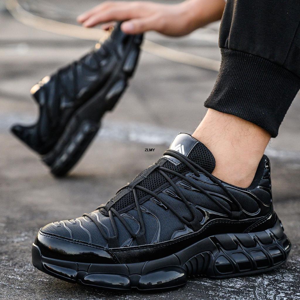 Air Cushion Safety Shoes Men Steel Toe Sneaker Puncture Proof Sport Work Shoes Man Safety Boots Black Male Work Boots Plus Size