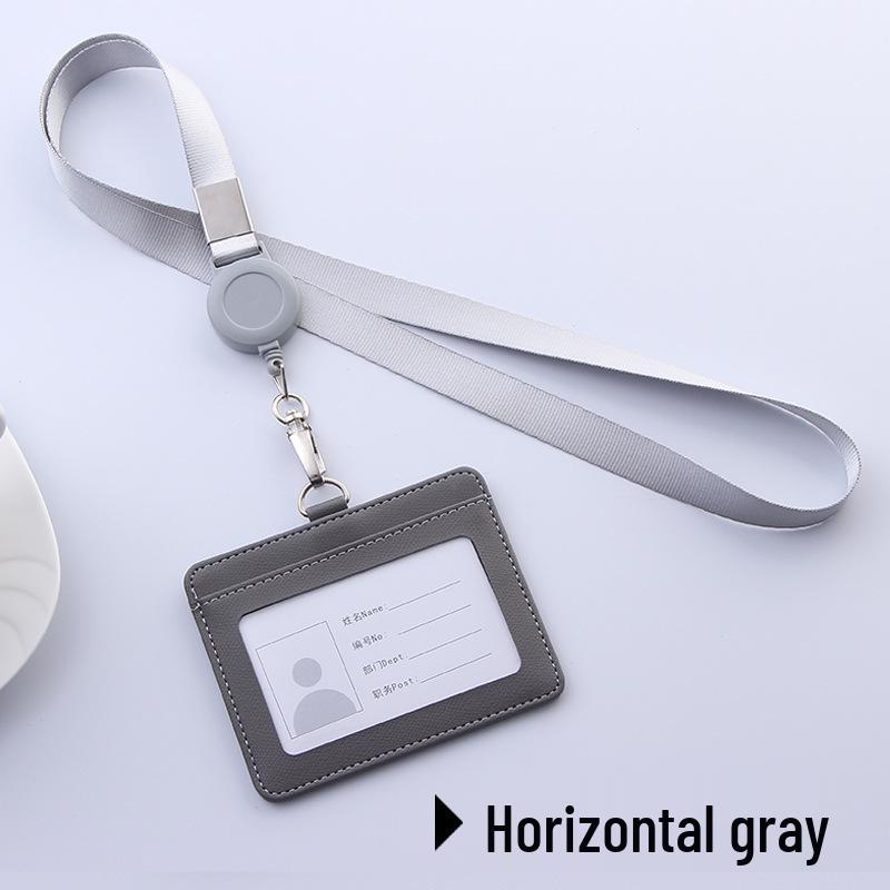 Customizable ID Badge Holder and Lanyard for Access Control and Name Tags
