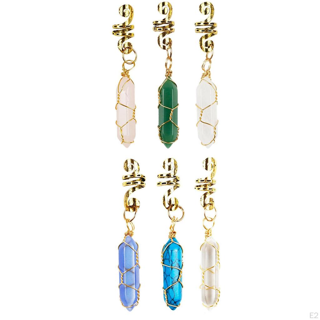 129 piese bijuterii de păr Dreadlock pentru împletituri decorațiuni consumabile portabile la modă