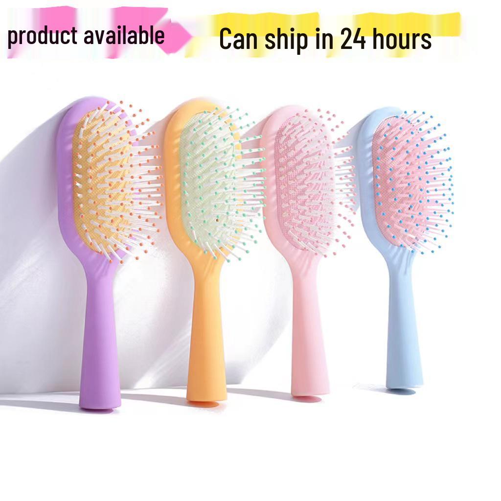 

Trending Macaron Cushion Brush: Anti-Tangle, Portable, Vertical Massage Airbag Comb