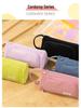 Large Korean-Style Canvas Pencil Case: Cute, Multifunctional, and Fresh Design for Students
