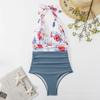 Skinny Swimsuit Women's One-piece Sexy Gradual Change Neck Backless Swimsuit Women