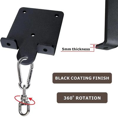 1pc Heavy Duty Boxing Bag Bracket Wall-mounted Training Sandbag Hook 360 ° Rotating Ceiling Installation Beam Wood Hook
