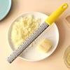 Ralador de queijo de aço inoxidável para cozinha - Raspador de limão de metal profissional à prova de ferrugem com cabo ergonômico - Ralador plano portátil para queijo
