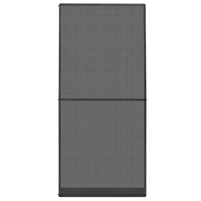 Moustiquaire - vidaXL - 100x215 cm - Anthracite - Aluminium - Réglable