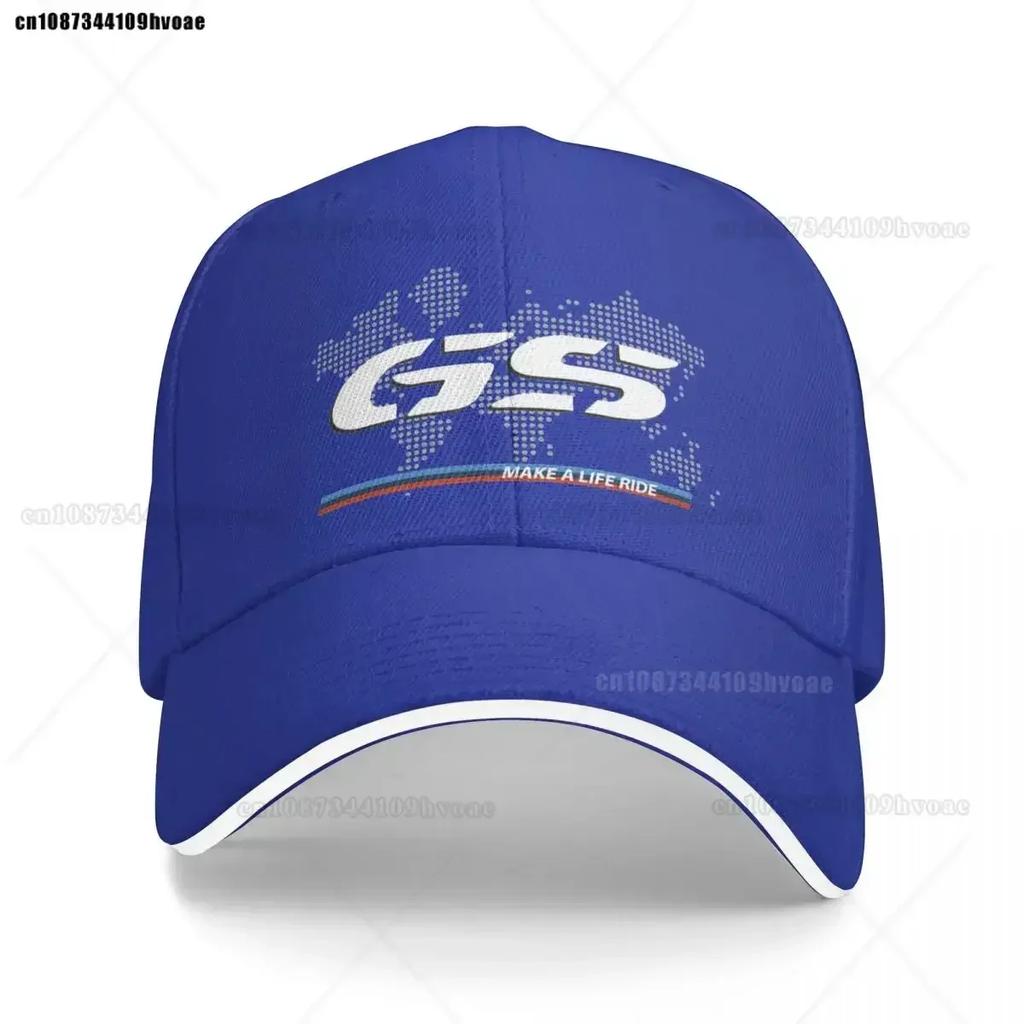 Motorcycle GS World Map Racing Baseball Cap Outfits Motocross Hat Motor Cross Enduro Race Trucker Hats Adjustable Fit