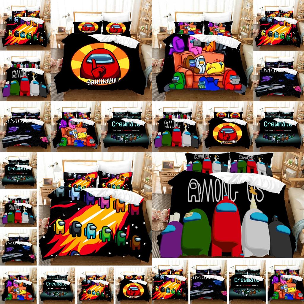 Set Bedding Game Quilt Duvet Cover Pillowcase 3d Print Cover Comforter