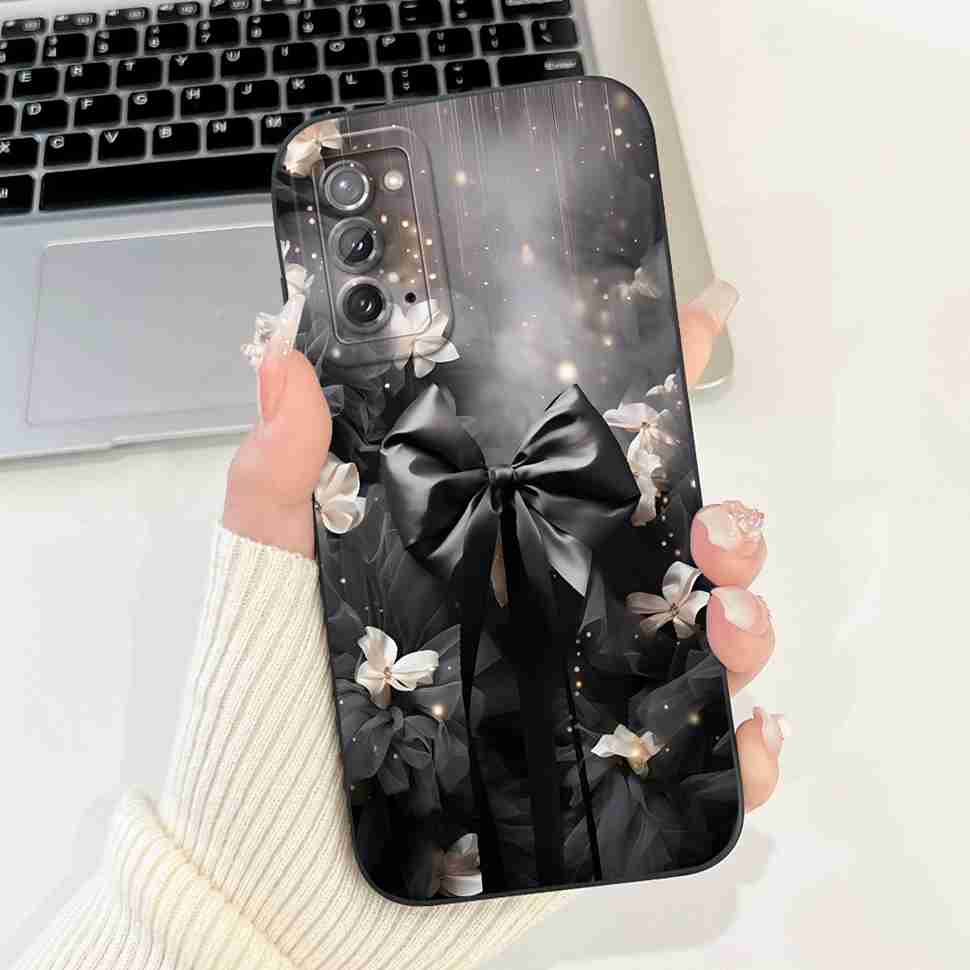 For Samsung Galaxy Note20 4G Case SM-N980F Popular Love Soft Silicone Cover For Samsung Note20 5G 6.7" Cute Butterfly Bumper
