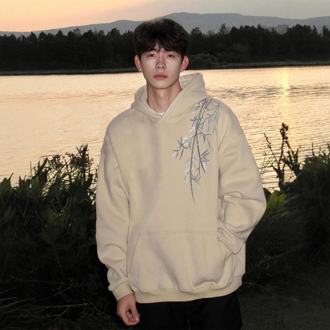 

Мужской свитер с капюшоном, осенне-зимняя новинка, американская свободная повседневная куртка XXXL