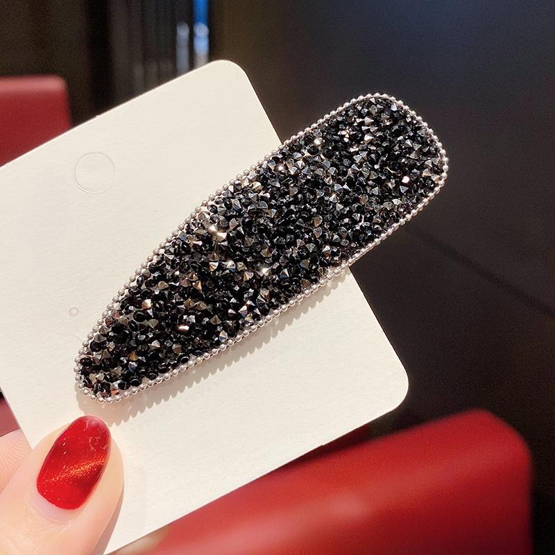 Beautiful Shiny Rhinestone Hairpins Creative Rectangular Hair Clips Woman's Hair Accessories
