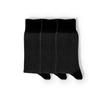 Men's formal socks Harrington pattern socks HA-76 black 3-pack set