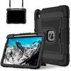 Funda Resistente a Golpes con Soporte para iPad Air 4 5 6 de 10.9 Pulgadas, Cubierta de Silicona con Soporte, Estilo de Negocios, Carcasa Dura