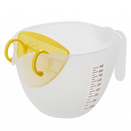 1L Convenient Liquid Measuring Bowl Removable Filter Baking Tool Measurement
