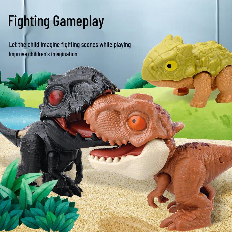 Mini Movable Jurassic Tyrannosaurus Rex Finger Toy Decoration