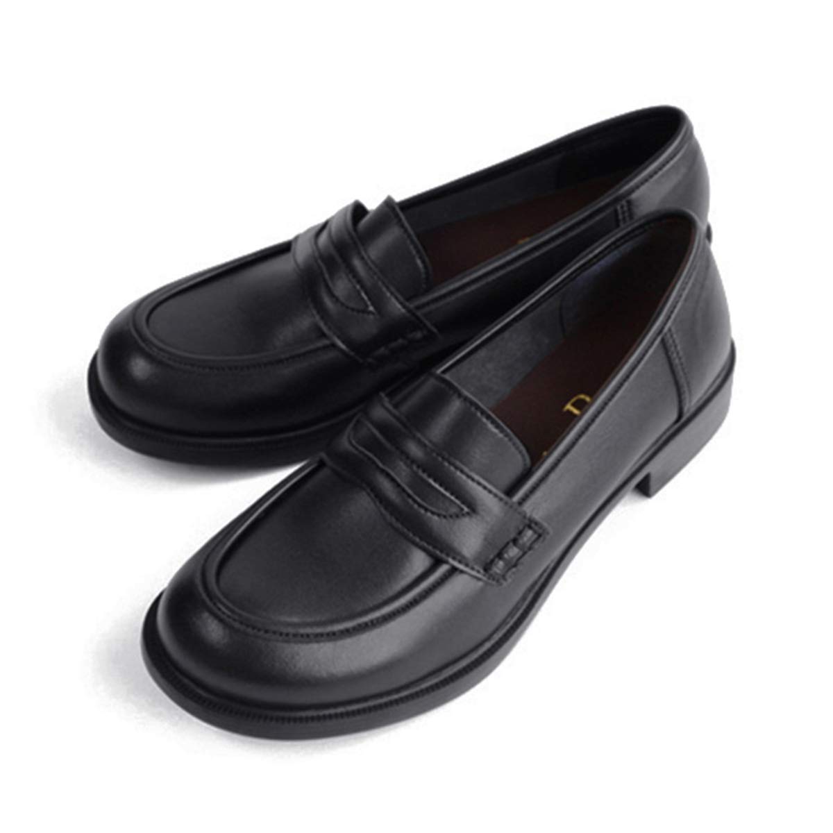 

Shoe Studio Belle Coin Loafers A6407 [Yasashii & Sofa] (26.0cm, Black) чёрный