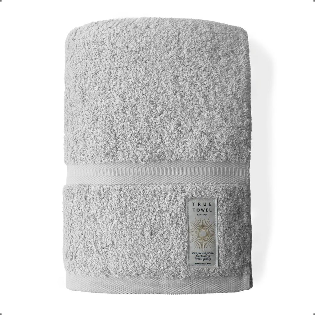 TRUE TOWEL Classic HOTEL Petit Bath Towel, Luxury Imabari Towel (Gray)