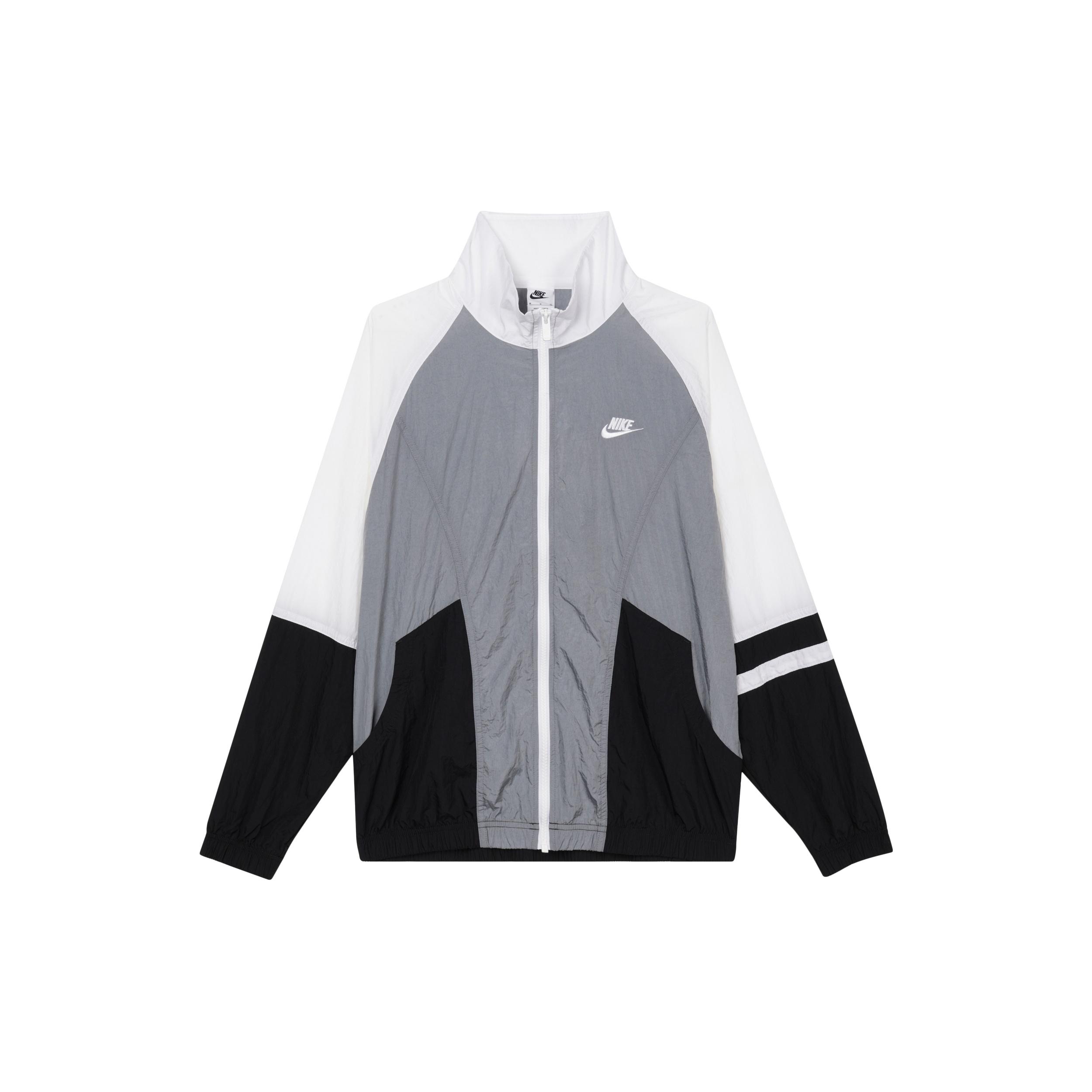 Nike Trend Unlined Jacket Grey White Black Men s DD6171-065 XL