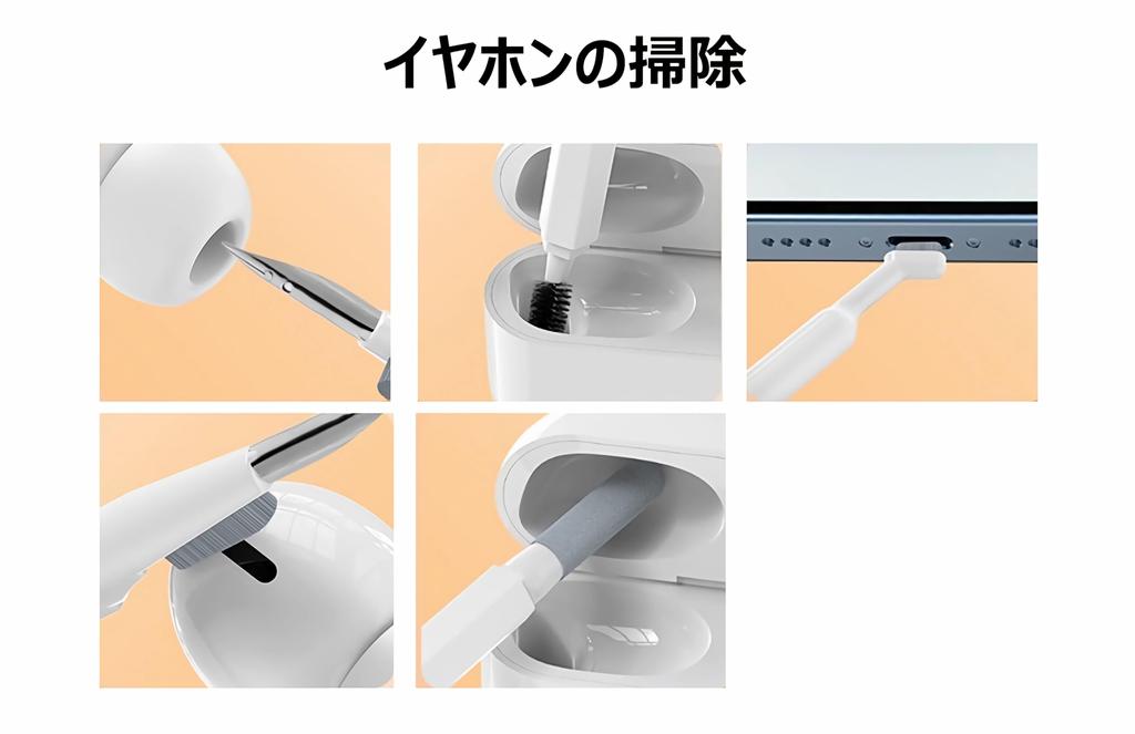 JYCSH 20-i-1 Mångsidigt Rengöringsverktyg för Smartphones, Datorer, iPhones, Datorer, Tangentbord, Trådlösa Hörlurar och Kameror. Bärbar, Integrerad