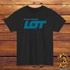 T-shirt con Logo LOT Polish Airlines a Nero/Grigio/Bianco/Blu Navy/Rosso/Azzurro S-5XL
