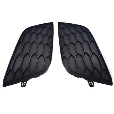 Pair Black Front Bumper Fog Light Cover Grill Insert For Nissan Sentra 2016-2019