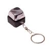 Electric Keyboard Click Keychain Street Trick Novelty Item Fidget Keychain Shocking Trick Clicker Toy