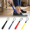 Professional 30cm Shoe Horn Plastic Long Handle Shoehorn Sturdy Spoon Shape Shoes Lifter Shoes Accessorie