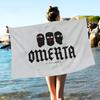 Rapper O-Omerta Mikrofiber Strandhåndklæde Absorberende Hurtigttørrende Blødt Yoga Svømning Resort Bjergbestigning Håndklæde