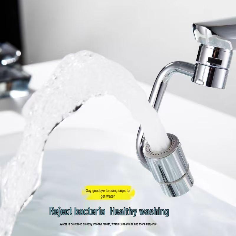 U-Shaped Basin Faucet Extender with Dual Gear Modes and Anti-Splash Aerator