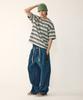 STUDIO TOMBOY [Men] Striped Crew Neck Short Sleeve T-Shirt_Black 9156222317