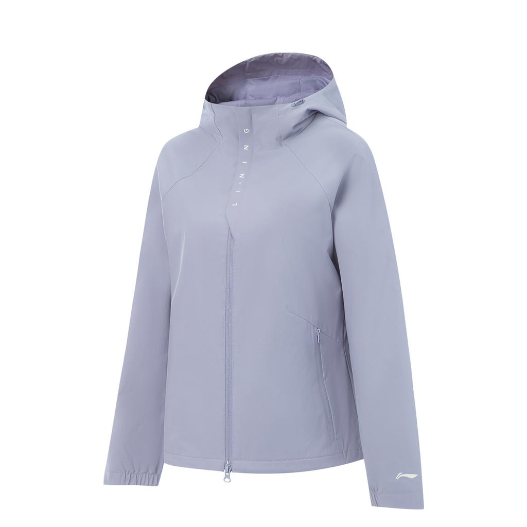 Li Ning Fitness Series Windproof Loose Fit Hooded Logo Windbreaker Women Outerwear AFDVE70-3