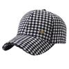 Women's Houndstooth Flat Cap - Korean Style, Outdoor Versatile, Casual Fashion, British-Inspired Autumn/Winter Hat