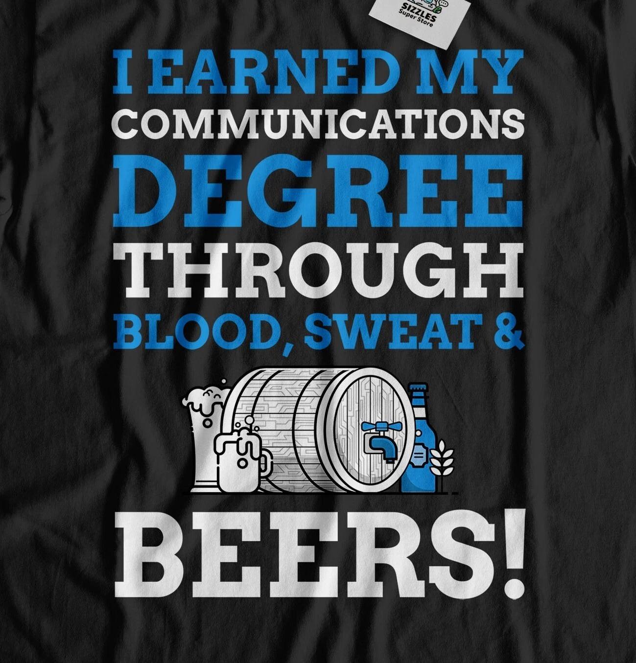 Unisex Funny Communications Degree T-Shirt Communicator Graduate Gifts XL
