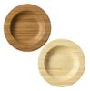 Stew Plates, Medium, 21cm, Pair, Bamboo, Dishwasher Safe, RV-407WB