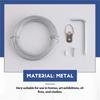 2025 Trend 100 Pcs Picture Hanging Wire Kit, 100 Feet Heavy Duty Wire Picture Hanging For Photo Mirror Frame Artwork