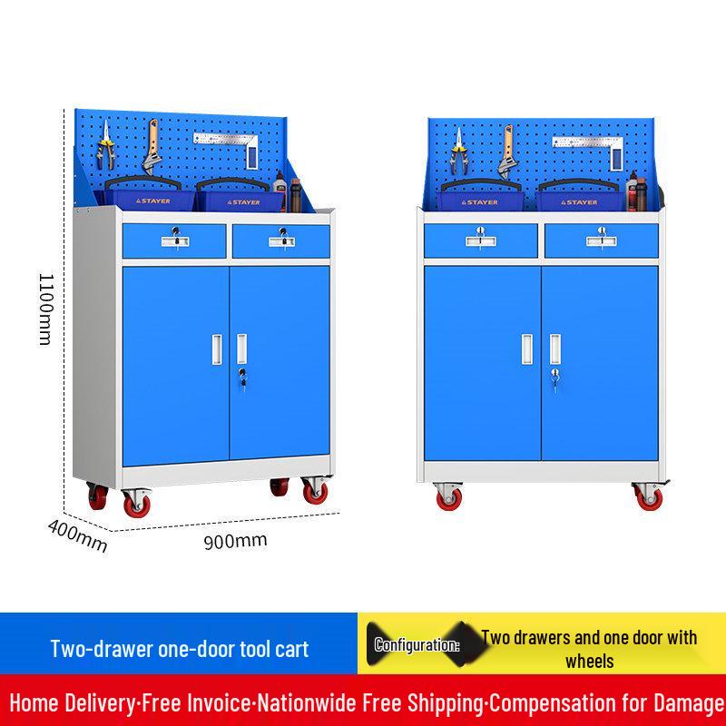 Heavy Duty Tool Cabinet with Thickened Drawers for Workshop and Auto Repair Storage.