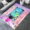 Office Rug Monsters, Inc. Theme 3D Printed Anti-Slip Rug-Machine Washable for Living Room