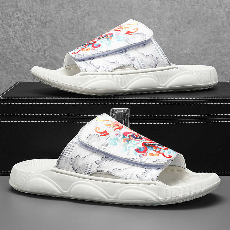 Fashion Home Spa Breathable Sandals Men's Summer Slipper Shoes Luxury Brand Man Sneakers Sport Caregiver Type Outings Athletic