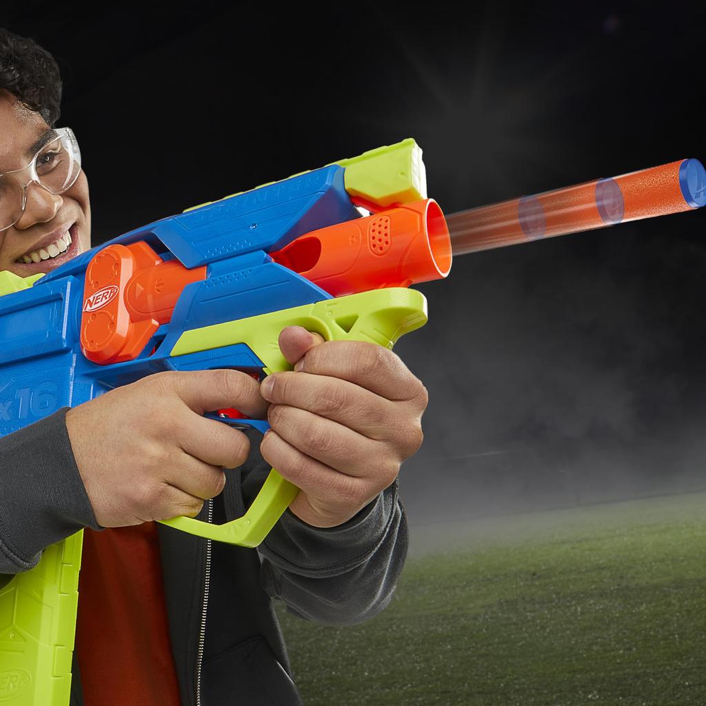 Nerf N Series Sprinter Elektrischer Blaster mit 16 N1 Darts, Indoor- & Outdoor-Spiel für Kinder, ab 8 Jahren, F8625, Authentisch