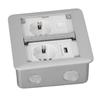 Power Socket Multifunctional 2 Outlets Flame Retardant Waterproof Recessed Outlet